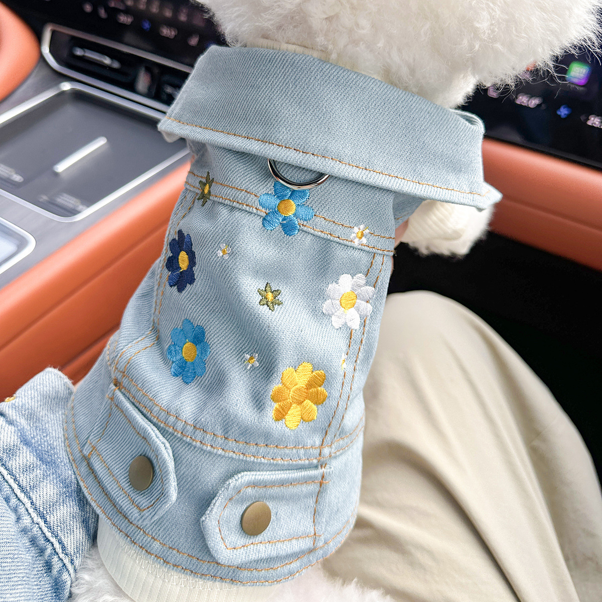 Veste en denim Sunshine daisy