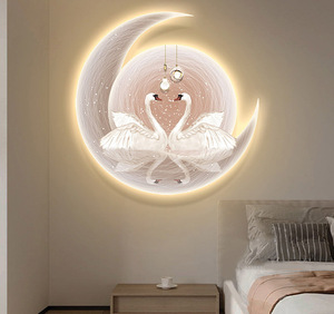 Color enmarcado arte personalizado lienzo impresión pintura pinturas de luz Led y artes de pared para decoración del hogar - Product Image 1