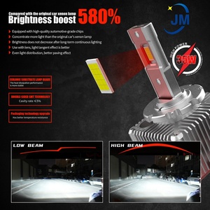 2022 D1s 35w projektör lensi D2s D4s oto araba led ışık ampul D1s led far fit orijinal d1s d1r balast d3s d5s led - Product Image 2