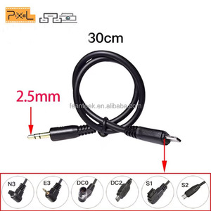 Yüksek kaliteli deklanşör kablosu DSLR DC2 DC0 S1 S2 N3 E3 3.5mm jack kamera tetik kablosu - Product Image 2
