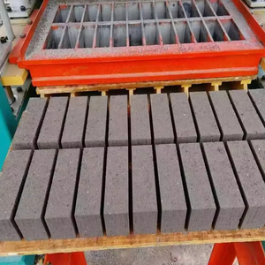 LONTA QT4-15 полностью автоматическая, 4, 6, 8 дюймов, строительная блокировка, полая дорожная машина для формования цементных бетонных кирпичных блоков - Product Image 5