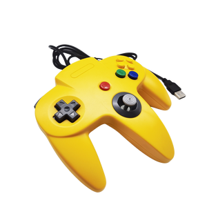 Mando con cable USB para Nintendo 64, mando N64 para juegos clásicos de consola, Mac, ordenador y PC