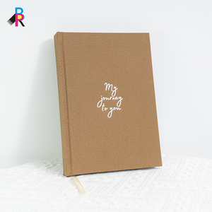 Benutzer definiertes Logo Hardcover Journal mit verschiedenen Farben Leinen Cover Notebook Planer in Leder Papier Stoff Optionen - Product Image 1
