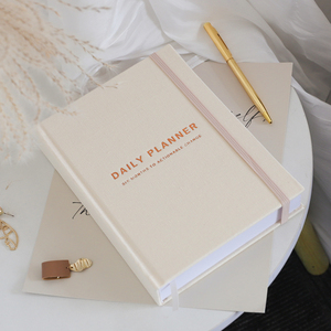 Juego de paquete de tarjetas de afirmación de Planificador de tapa dura personalizado diario al descubierto de Venta caliente