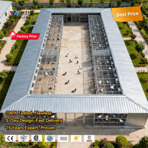 Giá Rẻ Công Nghiệp Thép Xây Dựng Đúc Sẵn Thép Chim Bồ Câu Gia Cầm Nhà Với Cung Cấp Nước Đảm Bảo Liên tục Hydrat Hóa - Product Image 1