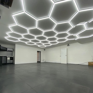 SUEZ Auto Werkstatt Licht Sechseck Detail lierung LED Sechseck modulare Decke Garage Licht - Product Image 3