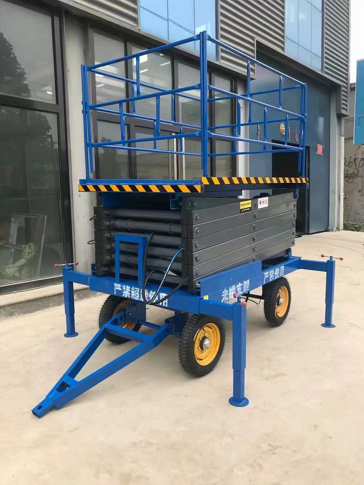 CE Mobile Scissor Lift Table Mini Hydraulic Lift Table Manual Elevator Max Wholesale Power Building