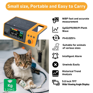 <span class=keywords><strong>Monitor</strong></span> pasien hewan peliharaan, Spo2 tekanan darah Multiparameter Medica Multi-Parameter <span class=keywords><strong>Monitor</strong></span> pasien <span class=keywords><strong>Monitor</strong></span> hewan peliharaan - Product Image 4