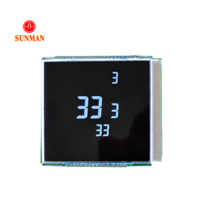 Benutzer definierte Größe-LCD-Bildschirm Benutzer definierter Segment code Bildschirm LCD schwarz groß 6-stellig sieben 7 14 16 monochromes Segment segmentierte LCD-Anzeige