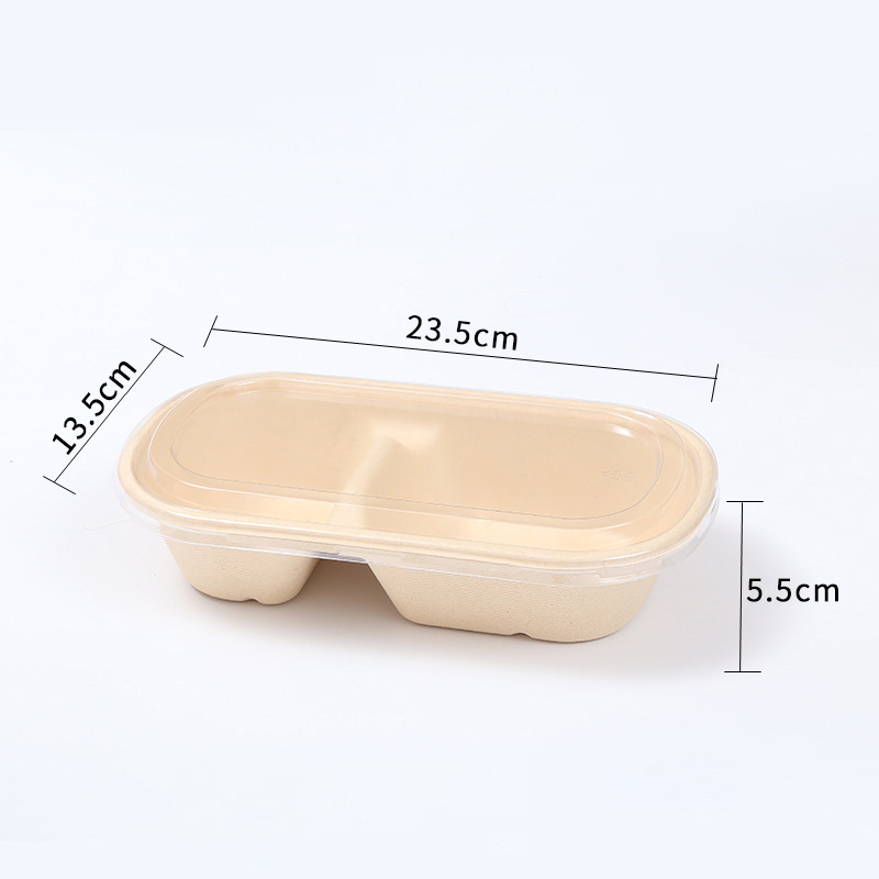 850 ml, 2 compartiments avec couvercle OPS