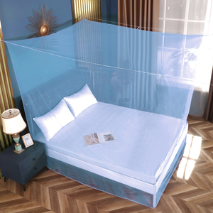 White Cheap <strong>square</strong> Rectangular Hanging Mosquito <strong>Net</strong> Single Double Bed - Product Image 4