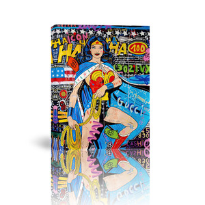 Giảm Giá Mạnh Pop Graffiti Canvas Treo Tường Áp Phích Cắn Đôi Môi Thời Trang Pop Art Hình Ảnh Vẽ Tranh Nghệ Thuật Cho Phòng Khách - Product Image 2