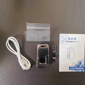 Bolsa desbloqueada con huella dactilar biométrica, bloqueo de Control de acceso, aleación de Zinc, sistema inteligente electrónico integrado, bloqueo de huellas dactilares