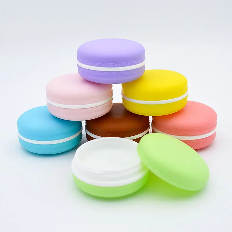 Bouteille de crème en plastique couleur Macaron, ml, bouteille de crème en plastique, cosmétiques bijoux pilules bonbons boîte de rangement
