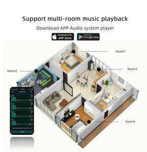 Módulo receptor de audio Bluetooth y wifi inalámbrico multihabitación al por mayor con entrada auxiliar, interfaz USB Play y Ethernet para el hogar - Product Image 4