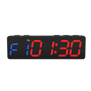 Accessori per esercizi elettronici per la casa da 6 cifre orologio a LED Crossfit orologio da palestra Timer con pulsanti cronometro - Product Image 1