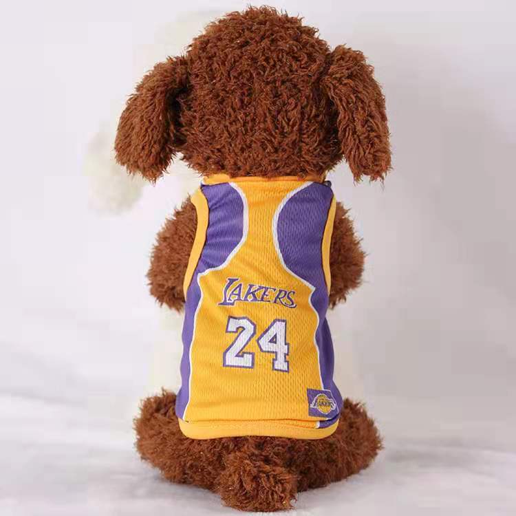 Yellow and purple no 24 lakers tank top