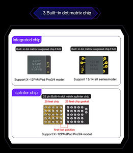 <strong>I2c</strong> I6s Intelligent <strong>Programmer</strong> for Iphone 6-14 Pm Battery Original Color True Tone Function Fingerprint Dot Matrix Repair - Product Image 4