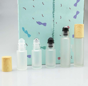 5ml 10 ml Matte Perfume <strong>Oil</strong> Roller Bottle Rollon 10ml Bamboo Roll on Glass Bottle with Metal Ball Wooden Lid for <strong>Oil</strong> - Product Image 5