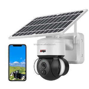 Floodlight 4G Solar Camera 3MP PTZ 4G <strong>Security</strong> Camera <strong>System</strong> 4mp GSM CCTV Network <strong>Wireless</strong> IP Camera - Product Image 1