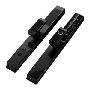 Parmak izi ve kart erişimi ile akıllı dijital kilit ekran kapıları için alüminyum alaşımlı giriş RFID ve şifre veri depolama seçenekleri - Product Image 2