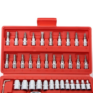 46 Pieces Socket Wrench Set Material Chrome Vanadium Steel Hand Auto Repair <strong>Tools</strong> Set <strong>Box</strong> Household <strong>Items</strong> - Product Image 6