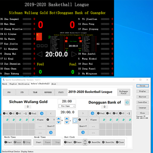 Basketbol salonu puanı LED ekran basketbol çetele LED ekran spor salonu veya spor salonu için gerçek zamanlı oyun puanı ve saat - Product Image 4