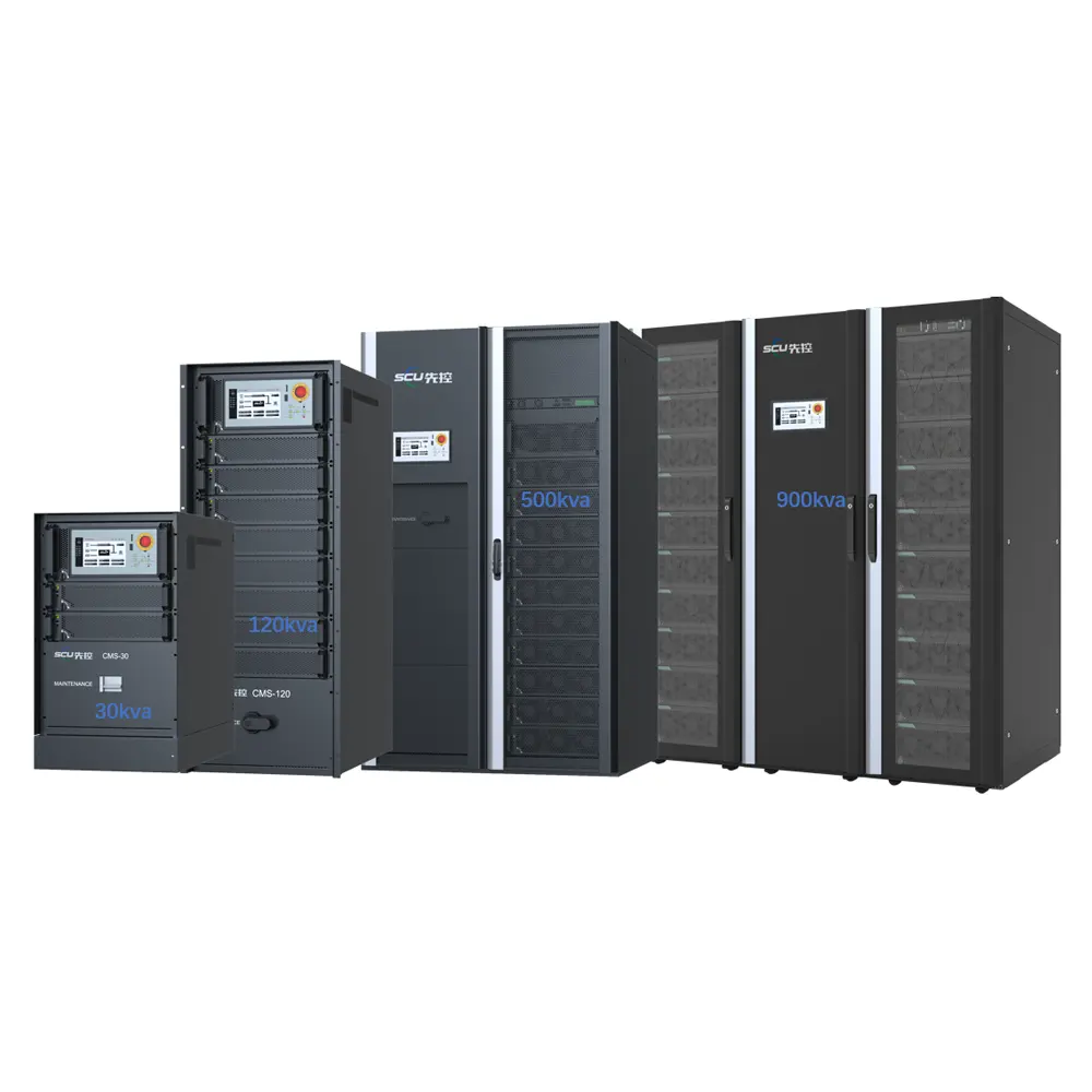 SCU 3 frasa IGBT penyearah Online UPS 50kva 100kva 200kva 300kva UPS power supply