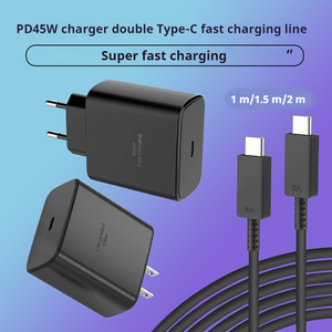 工厂<span class=keywords><strong>45</strong></span> w PD C型超快速充电USB C壁式充电器<span class=keywords><strong>45</strong></span>瓦充电器三星银河笔记20充电器适配器