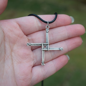 ผู้หญิงชาวไอริชกางเขนคริสเตียนไอริช St. brigid's Cross สร้อยคอป้องกันยันต์ - Product Image 2