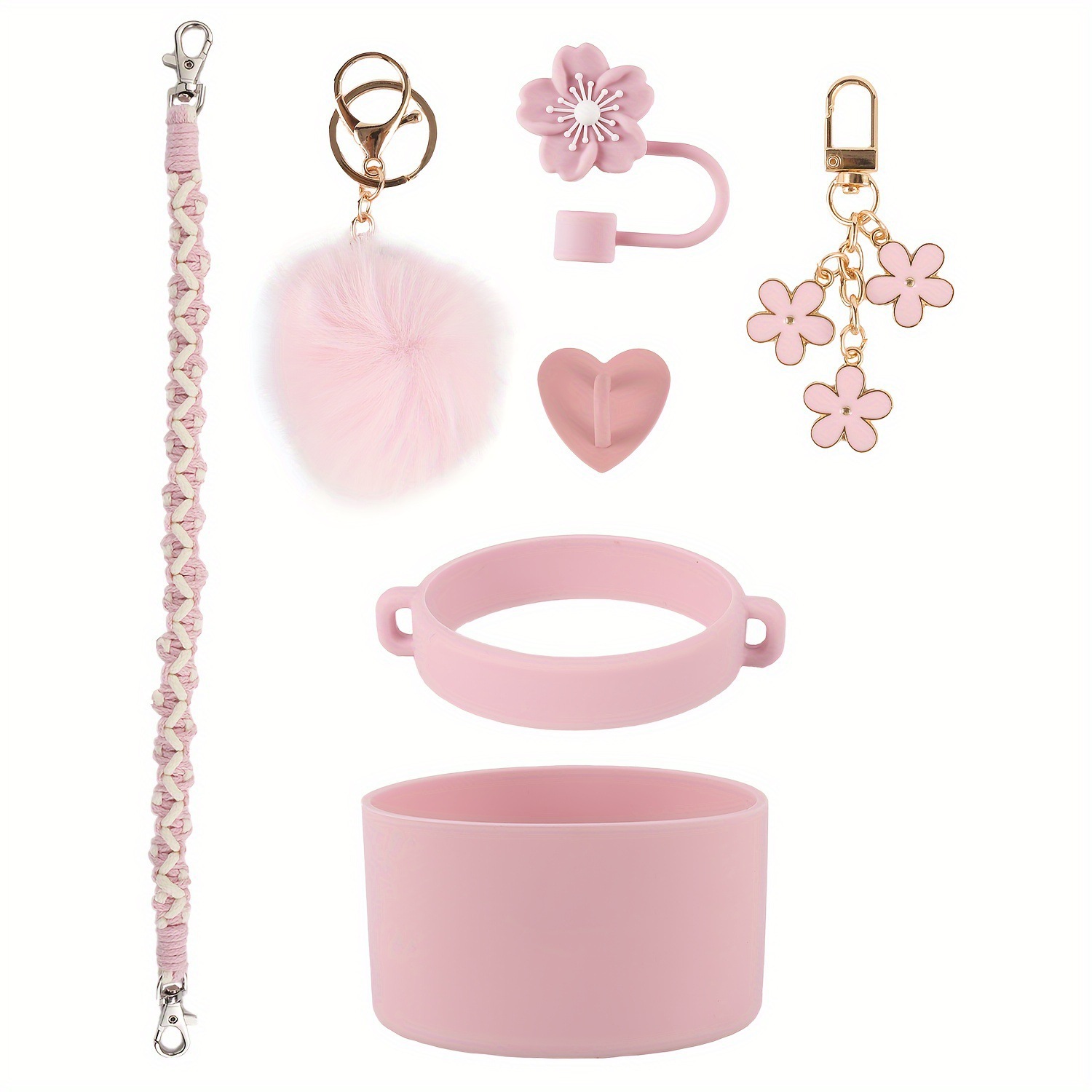 traje rosa