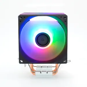 RGB-Lüfter und CPU-Kühler für Gaming 2 Kupfer-Kühlkörper rohre ARGB-Lüfter mit 3-poliger Stroms chnitt stelle für Intel-Prozessoren - Product Image 1