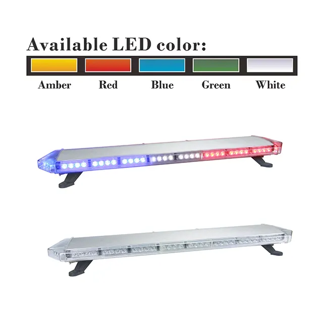 120cm amber led stroboskop ışıklı çubuk led uyarı acil lightbar yanıp sönen işaret ışığı kamyon lightbar