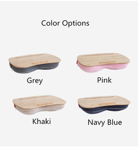 Hiện đại xách tay Lap bàn với gối tre máy tính xách tay khay giường sofa bảng - Product Image 6