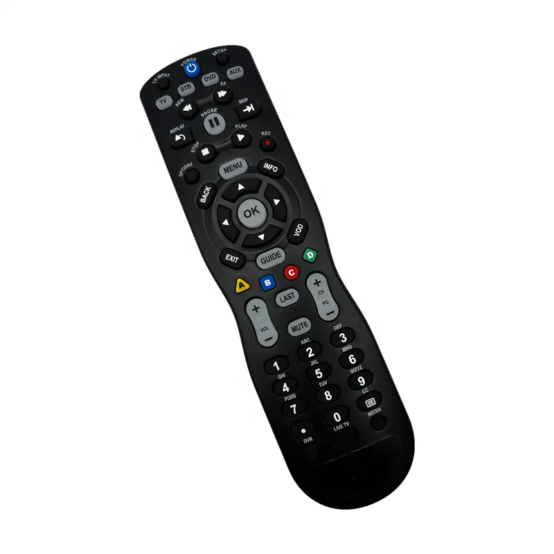 Entone Control remoto universal para Time Warner Cable Set Top Boxes con Tv Dvd Vcr Dispositivos de audio URC 4031 URC-4031