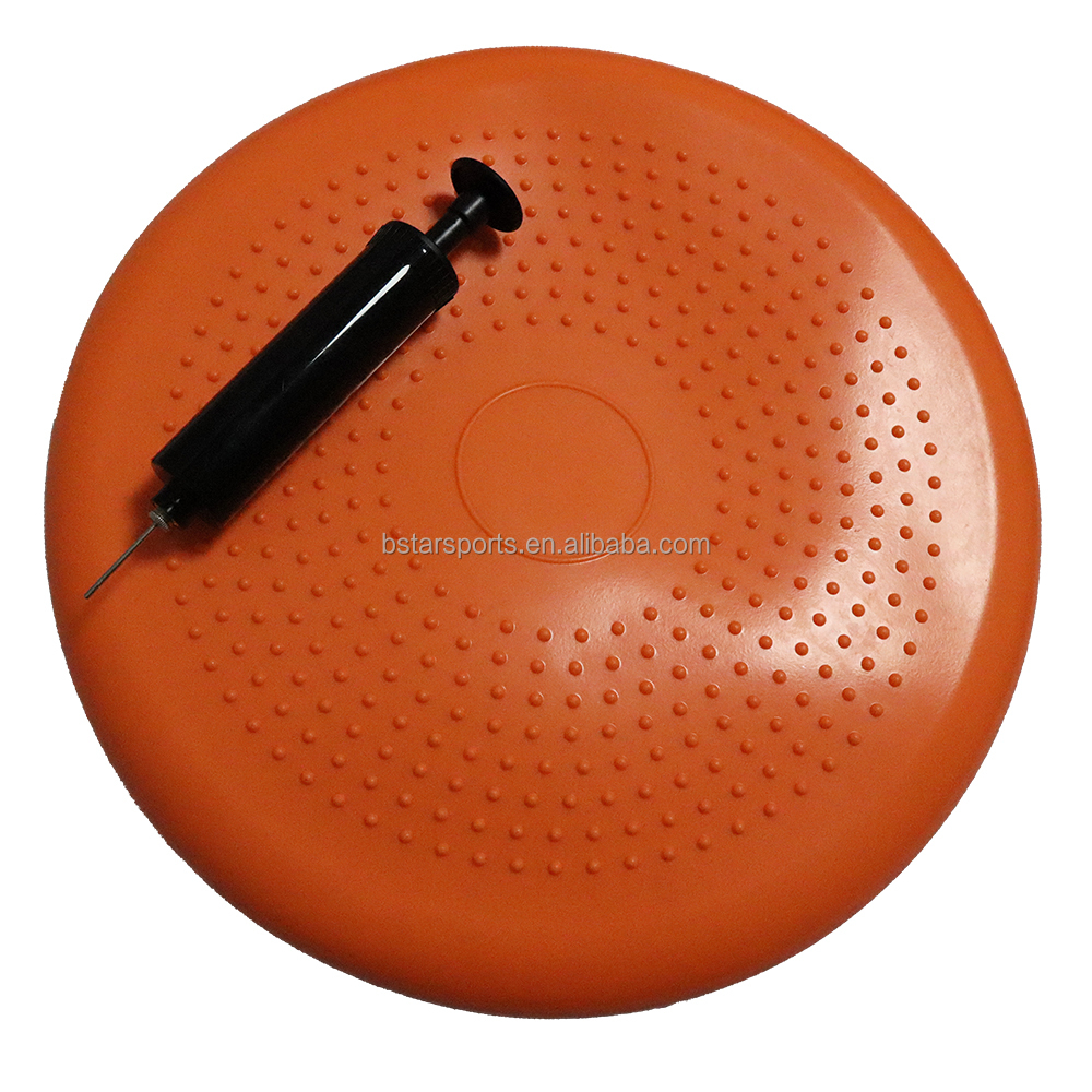 Coussin oscillant orange avec pompe