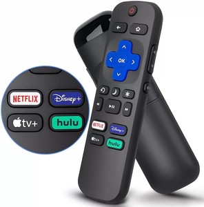 Control remoto compatible para televisores inteligentes TCL Hisense Onn Series con función de Mini teclado Roku, no para Roku Stick Box - Product Image 2