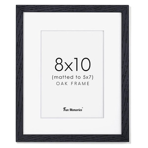 Fotoğraf çerçevesi ekran 5x7 resim meşe ahşap 8x10 siyah resim çerçevesi, katı Mat, 8X10 çevre dostu özel Logo ahşap - Product Image 1