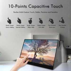 Pantalla de 15,8 pulgadas 1080P full HD IPS, pantalla táctil para juegos con USB C, monitor portátil para mac, portátil y PC - Product Image 4