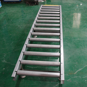 Sistema de transportador de rodillos sin alimentación de almacén de fábrica transportador de rodillos de gravedad manual para carga y descarga