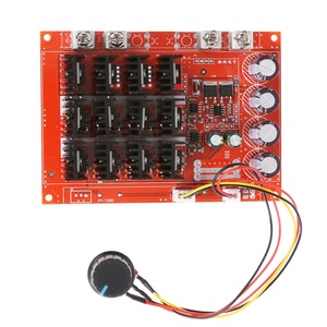 Controlador de velocidad del <span class=keywords><strong>Motor</strong></span> de alta potencia DC 10-50V 60A <span class=keywords><strong>PWM</strong></span> RC controlador Módulo 12V 24V 48V 3000W cable de extensión con interruptor - Product Image 2