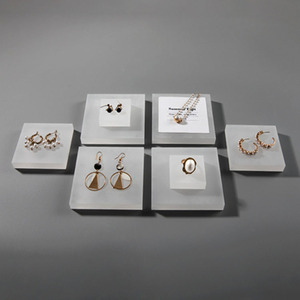 Bloques acrílicos personalizados, cubos transparentes, cuadrados, rectangulares, tienda de cosméticos, base de exhibición de joyería de plexiglás transparente - Product Image 5