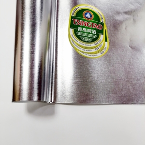 啤酒标签印刷用69g油墨保留纹理压花金属化纸 - Product Image 1