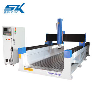 Enrutador CNC de cabezal oscilante giratorio de 4 ejes, máquina de talla de estatua de grabado 3D con sistema de Control Mach3, componentes de núcleo de Motor de engranaje