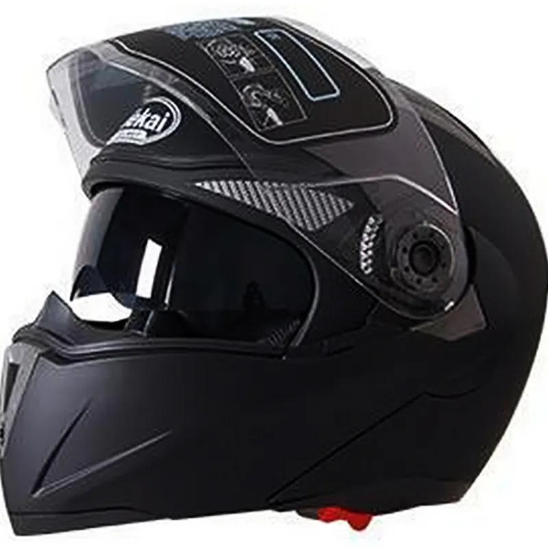 सुरक्षा मोटरसाइकिल फ्लिप हेलमेट डॉट ईसीई के साथ मोटो मोटरसाइकिल हेलमेट आंतरिक सूरज टोपी का छज्जा