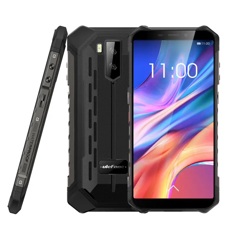 2022 Model 5.5 Inch Android 11s tough phone IP68 Waterproof handphone 4G LTE Rugged Smartphone Armor X9s