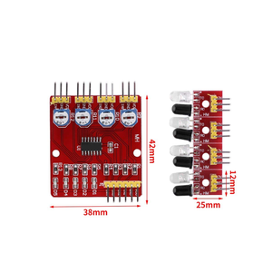 स्मार्ट लिंक 4-वे एरे मॉड्यूल: स्मार्ट कार बाधा से बचने के लिए 4-चैनल इन्फ्रारेड लाइन ट्रैक अनुयायी सेंसर - Product Image 5