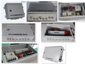 ライジングソーラー4 8 12 16 2024弦入力12 34出力価格1000/1500VDC 72〜432A出力電流DCソーラーPVコンバイナーボックス - Product Image 5