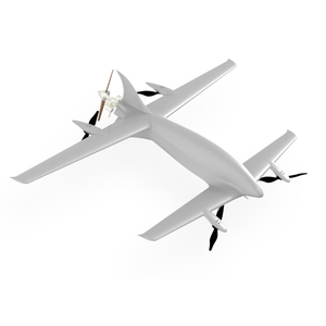 โดรนขนาดใหญ่ VTOL ปีกคงที่น้ำหนักบรรทุกหนักทนทานต่อการบรรทุกน้ำหนักบรรทุกหนักสามารถถอดเปลี่ยนได้ง่ายความแม่นยำสูงและลงจอดได้อย่างอิสระ - Product Image 4