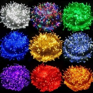 Guirnalda de luces de Patio impermeable, guirnalda de luces LED multicolor para exteriores, motivo 3D, decoración navideña, guirnalda de luces - Product Image 2
